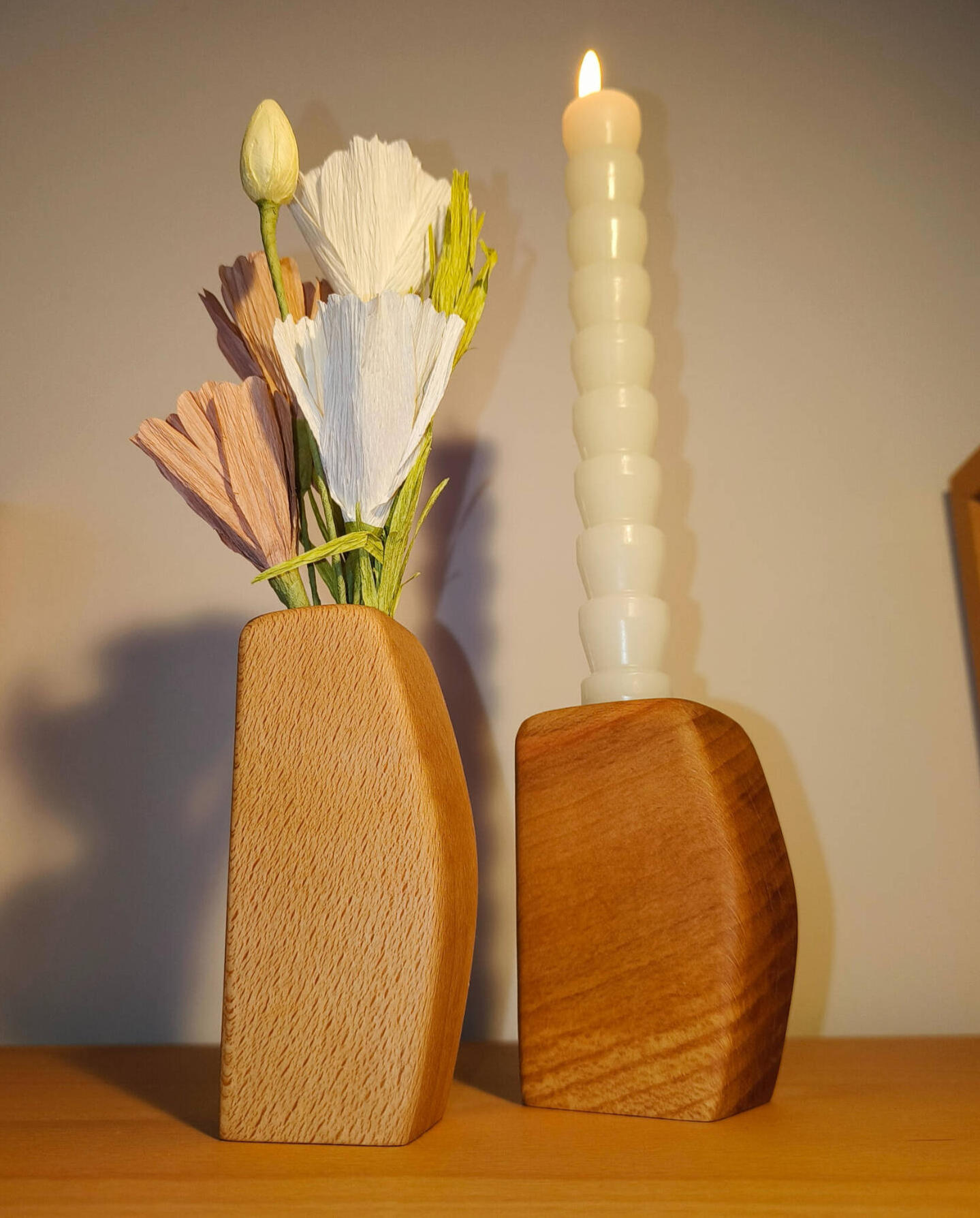 Vaasjes Houten vaasjes gemaakt in Gent